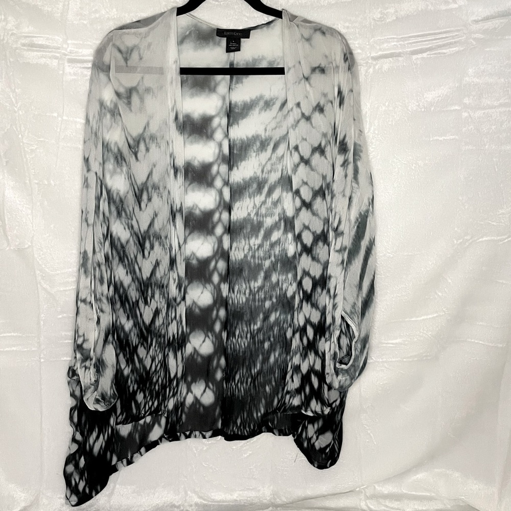 Karen Kane long sheer cardigan size small